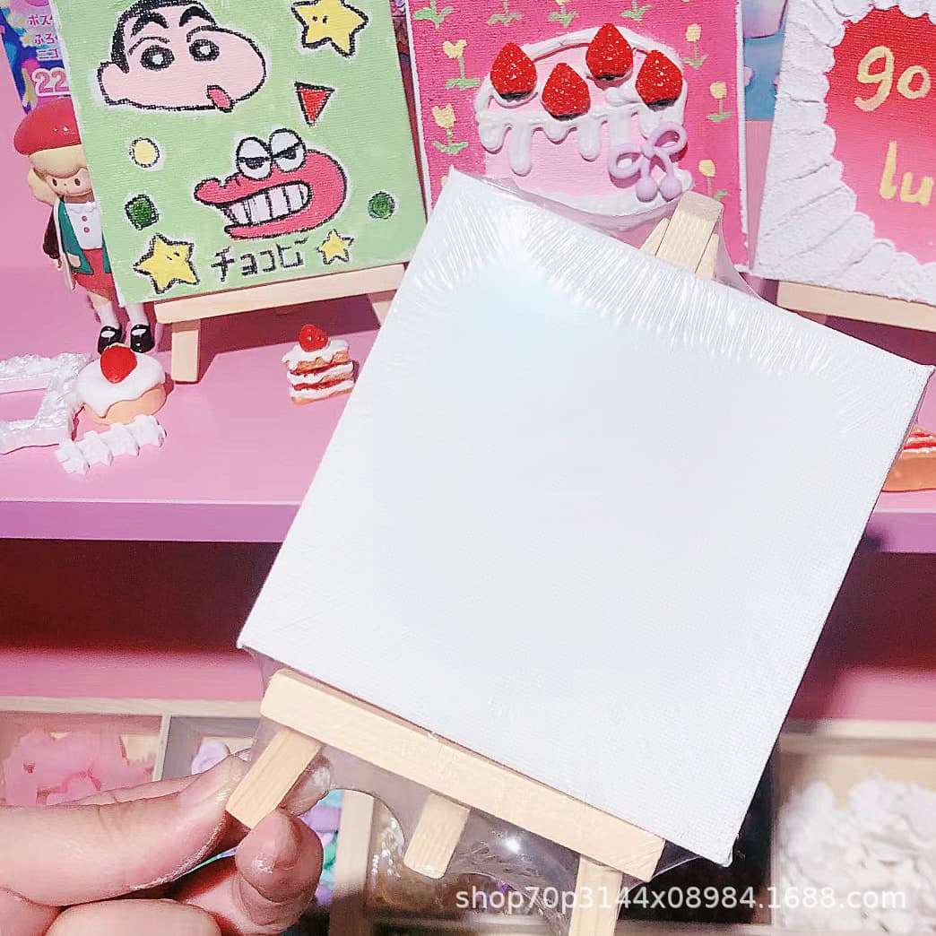 10*10 oil painting frames, mini frame easel kits, Xiaohongshu/Instagram style painting canvas frames, factory direct sales
