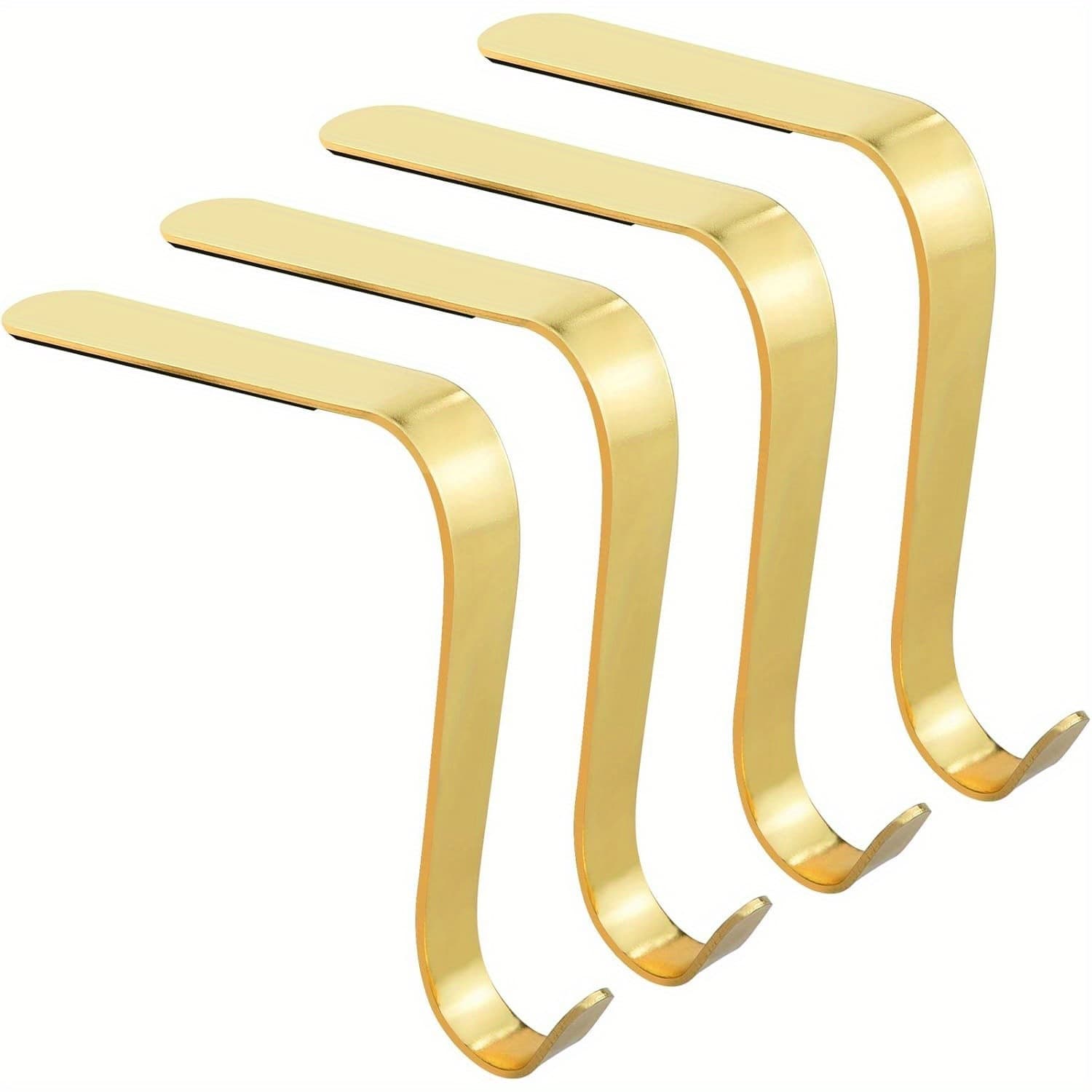 Cross-border exclusive Christmas stocking hook Christmas fireplace hook multifunctional metal hook ornament