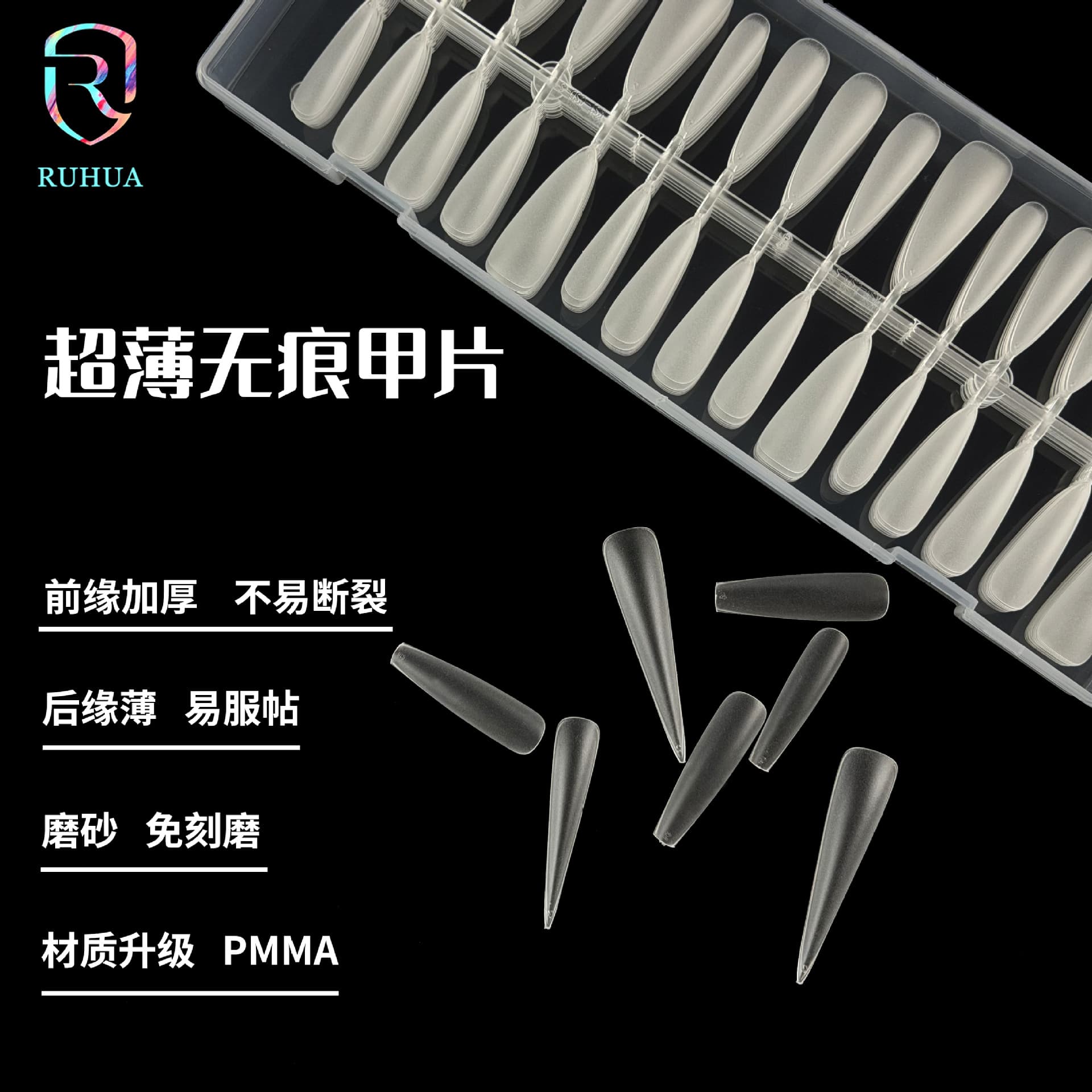 In-Stock Nail Art Pieces Like Picture-Perfect Nail Tips, Wholesale Nail Tips for Nail Salons, Nail Art with Different Sizes, Fake Nails