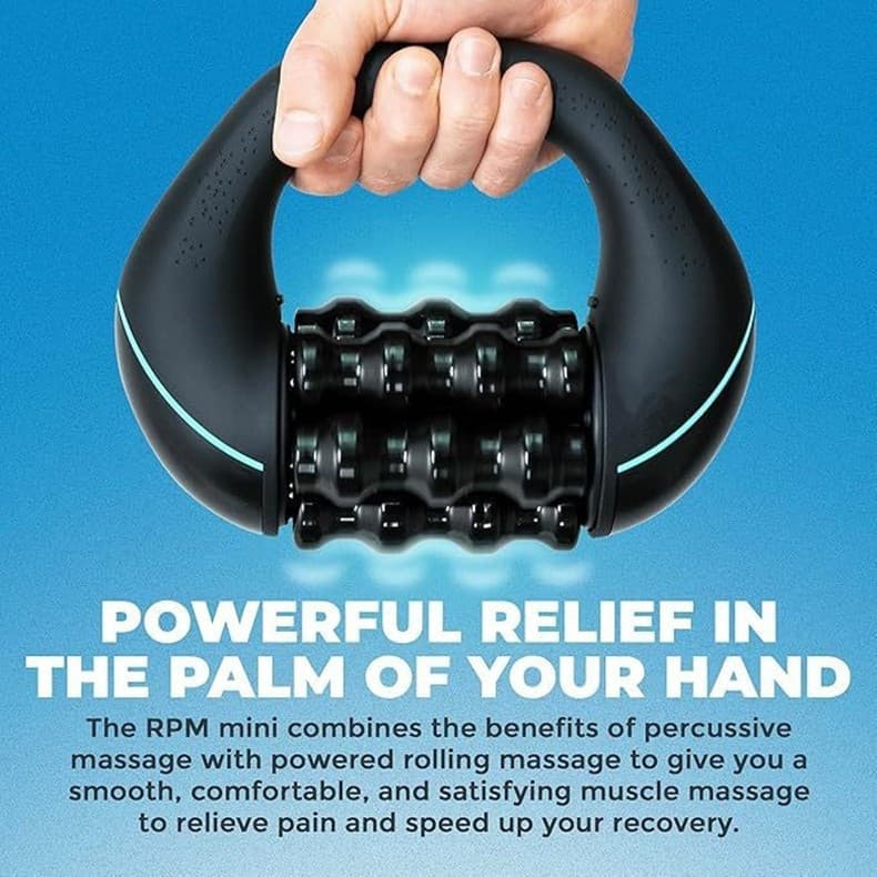 Cross-border 26 Rolling Wheel Percussion Massager Full Body Relief Deep Tissue and Muscle Recovery Massage 3 Speed