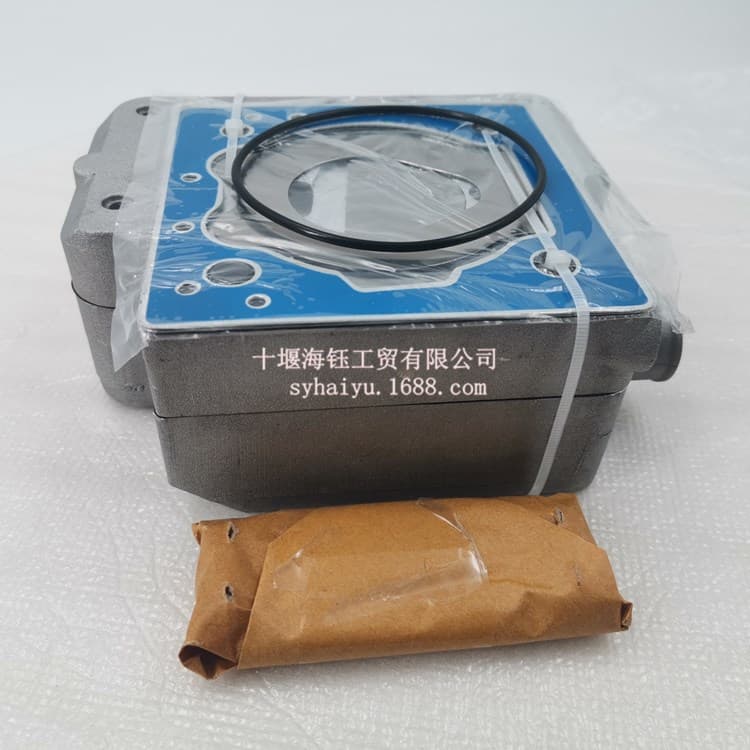 In-stock Dongfeng Cummins ISLe, ISDe air compressor pump cylinder head 4933782, 5301094, 5286677.
