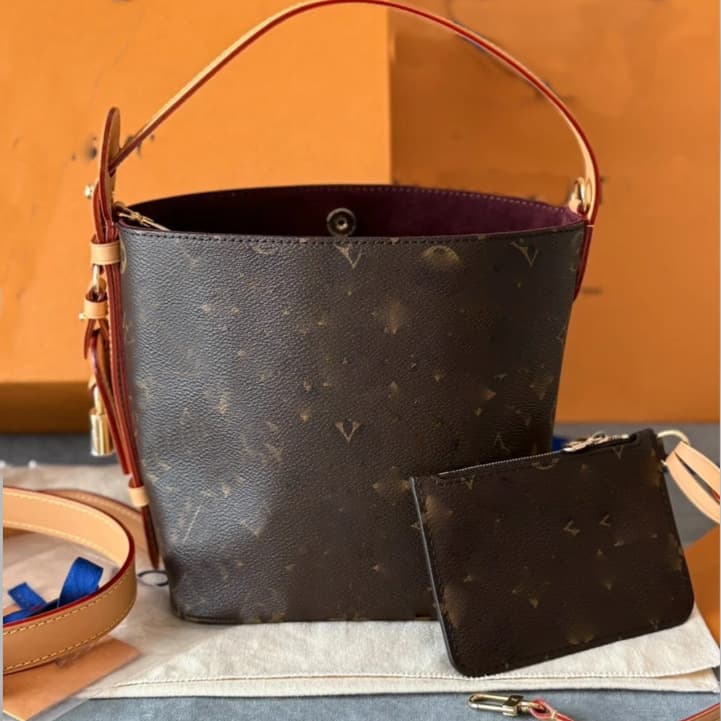 Classic Vintage Monogram Full Series Trendy Women's Bags: Shoulder & Crossbody, Bucket, Butterfly, Pillow, Fortune Bucket Bag