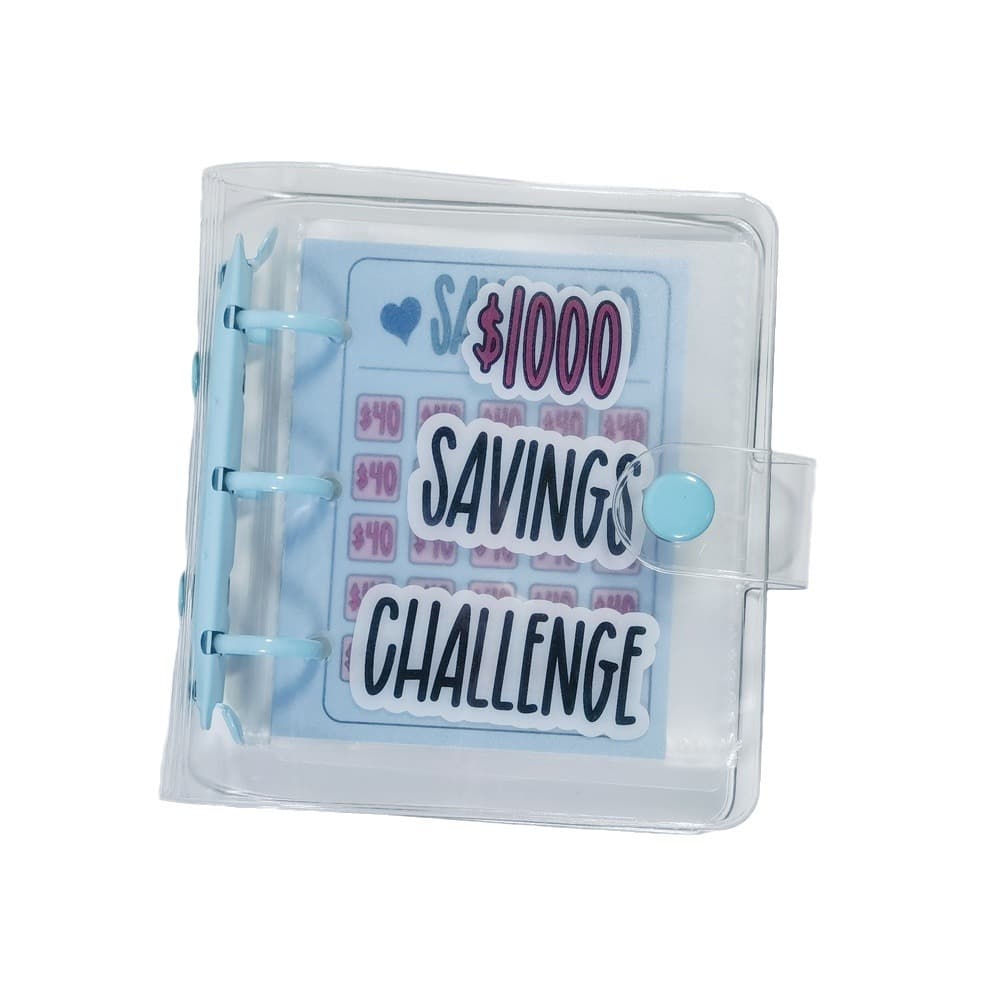 Cross-border Budget Binder Savings Pouch Cash Loose-leaf Mini Savings Binder Money Saving Challenge Savings Challenge Book