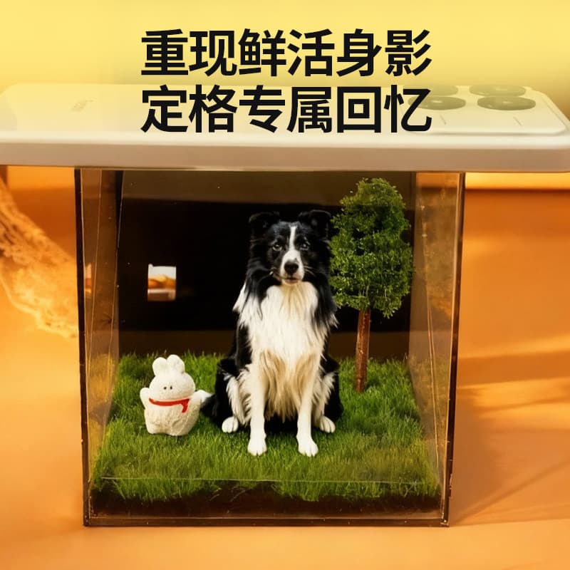 Pet Holographic Projection Digital House Cat Digital Eternal Box Pet Memorial Dog 3D Pet Image Box