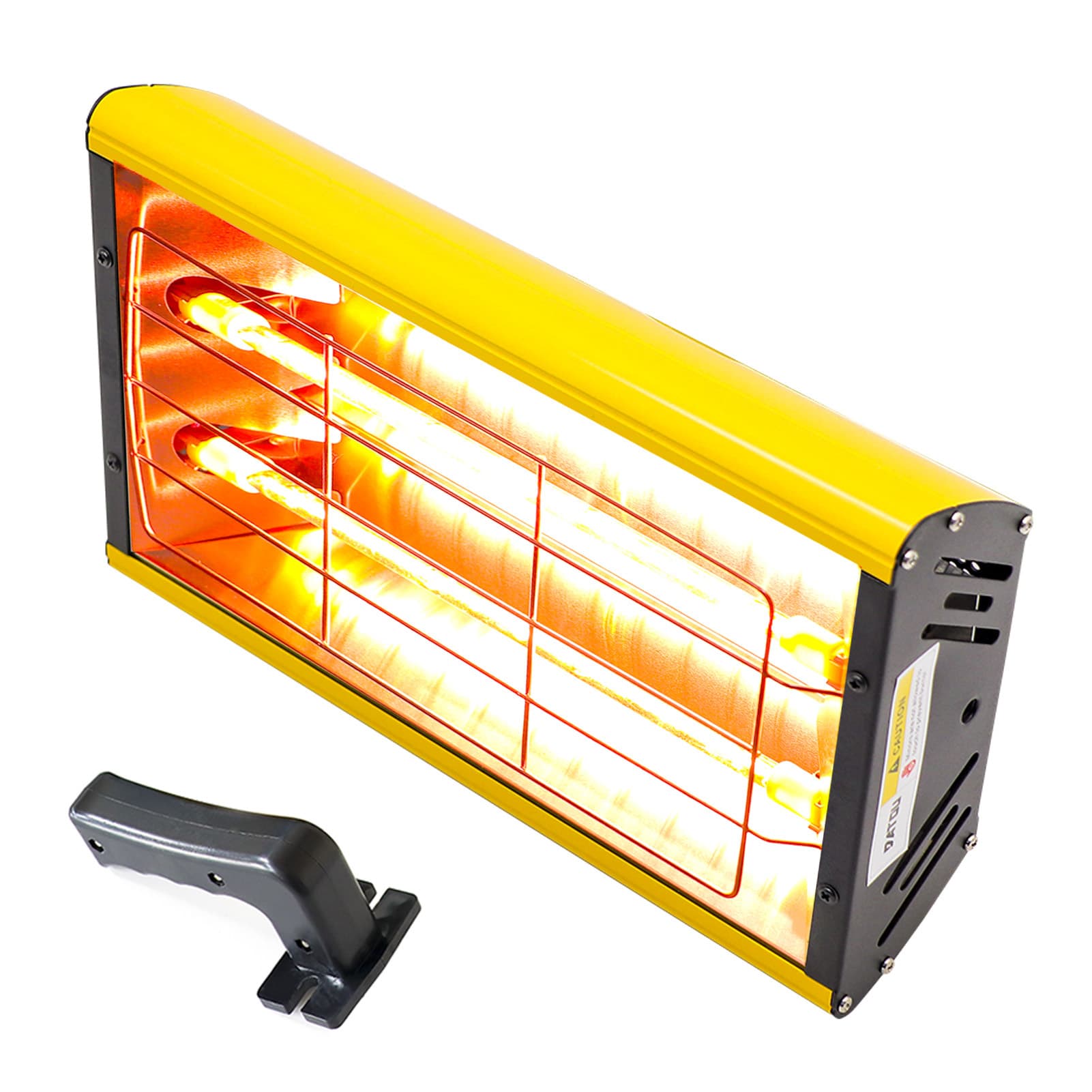 2KW Infrared Automotive Baking Lamp, Paint Booth Spray Lamp, Handheld Paint Lamp, Coating Curing Lamp for Auto Repair