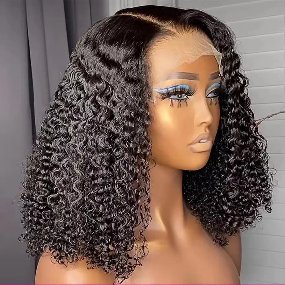 Lace Front Wig Transparent No Glue HD Human Hair with Baby Hair Pre-Plucked Hairline Density Brazilian Wig