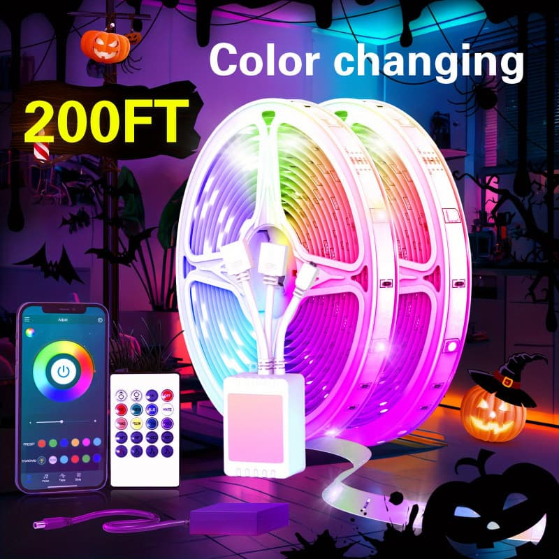 2026 New Cross-Border 200 Feet Power LED Light Strip