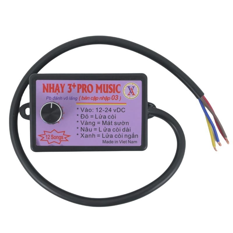 Vietnam General Music eight-tone twelve-tone car, motorcycle and truck multi-tone horn tuning control box