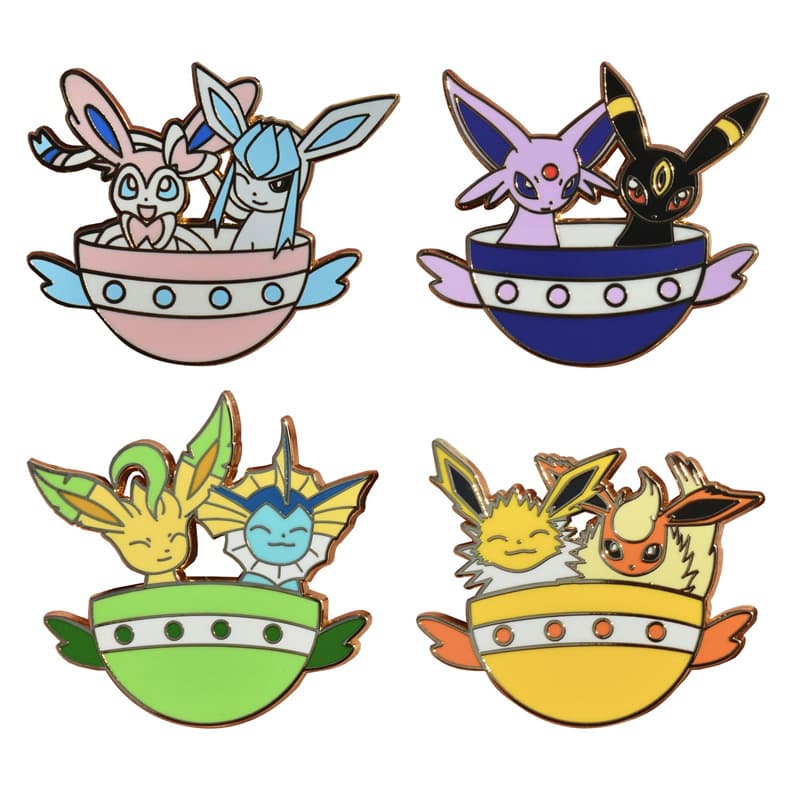 Pokemon Eevee Enamel Metal Badge Cute Brooch Accessory Pin