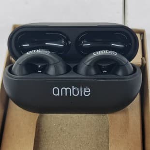 Cross-Border Hot Sale Ambie Bone Conduction Ear Clip Wireless Bluetooth Earbuds, Fingerprint Touch Control, Clip-On Sports Earbuds