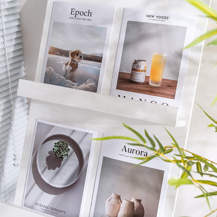 Ins minimalist English magazine book photography prop, English book photography background, model room and homestay decoration