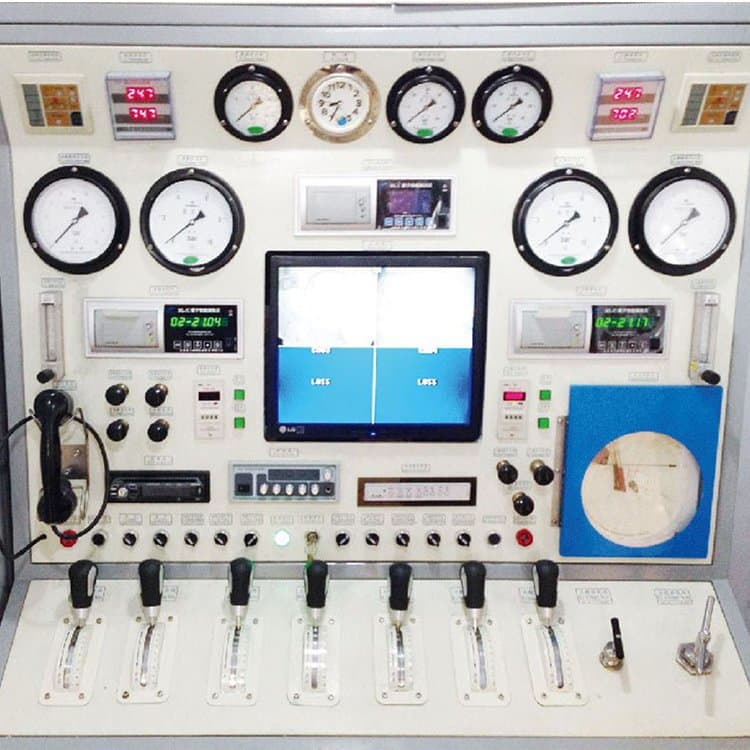 Water rescue oxygen-enriched mixed gas diving decompression chamber module electrical control box control system.
