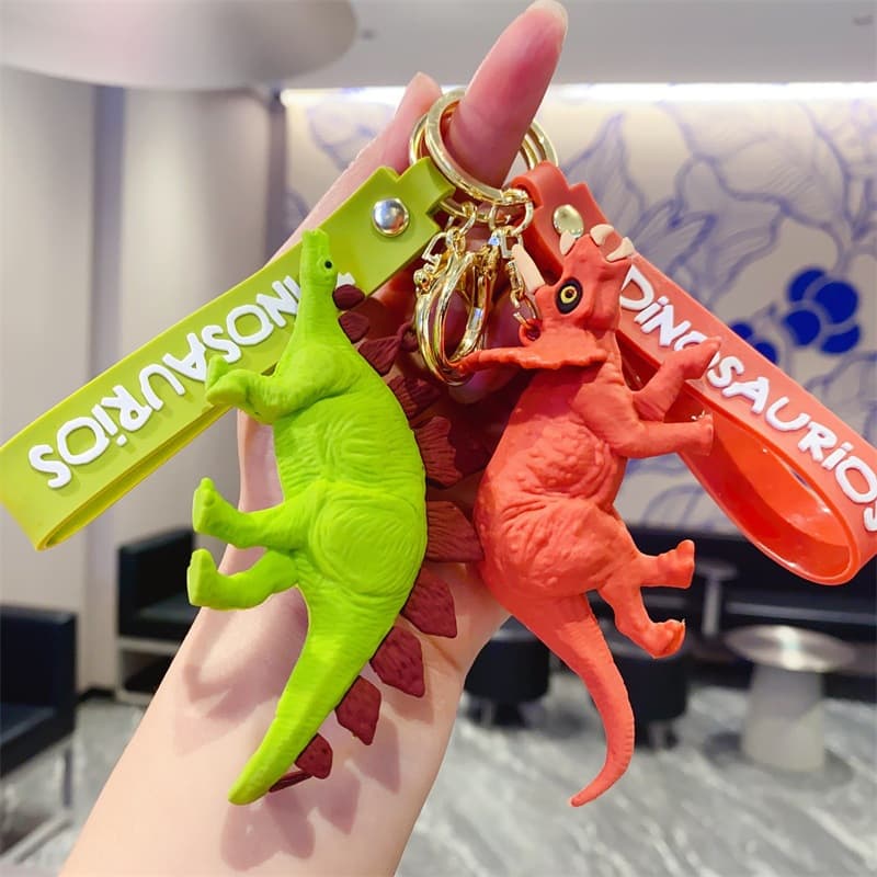 Cross-border creative Tyrannosaurus rex dinosaur car key chain bag pendant pendant key chain small gift toy wholesale
