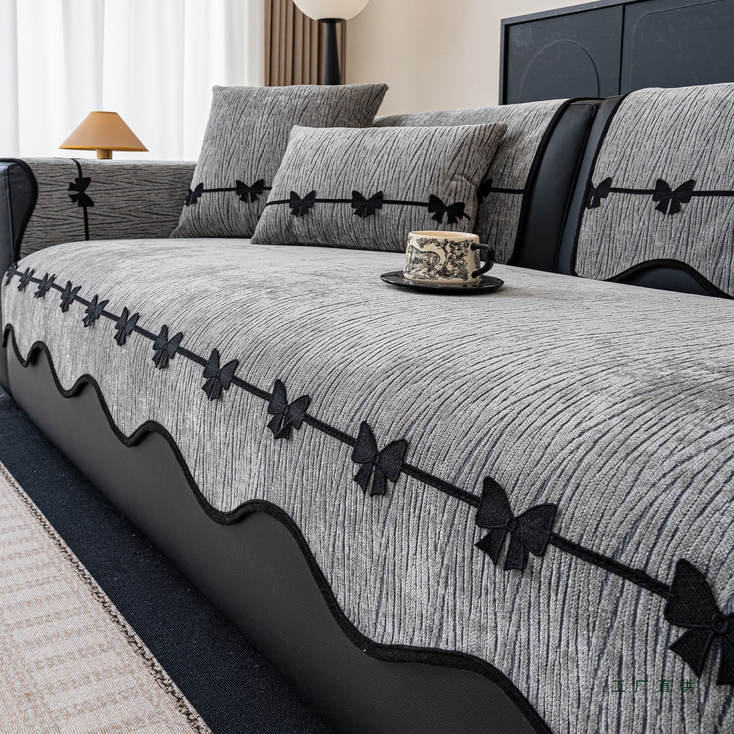 Sofa Cushion for All Seasons, 2026 New Model, Fixed Non-Slip, Light Luxury, High-End Feel, Seat Cushion Cover, Cloth Cover