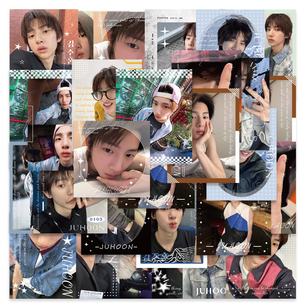 30-Pack CORTIS Sticker Set, High-Aesthetic Kpop Idol Merch, DIY Seal Stickers, Waterproof Decals