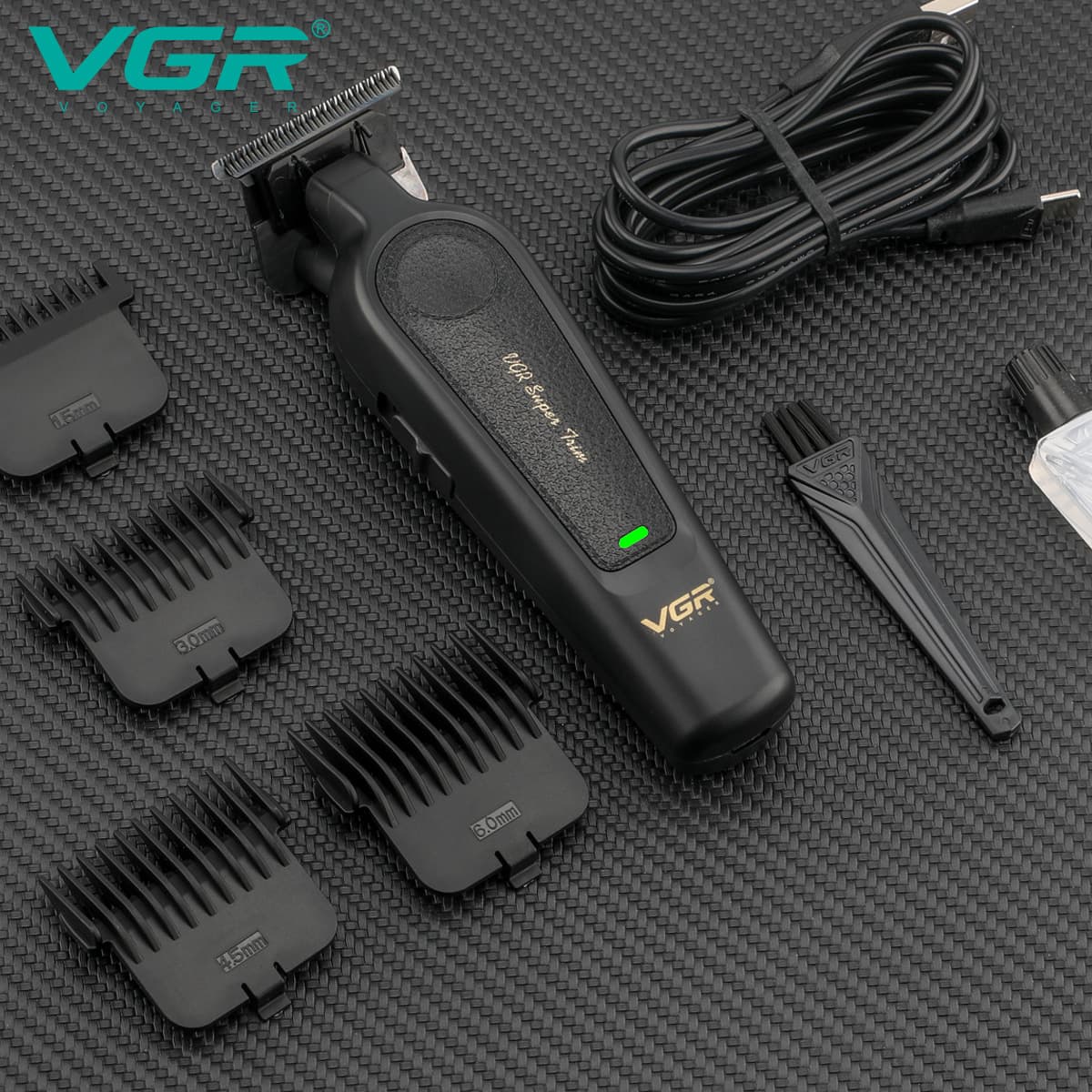 VGR995 Cross-border New Electric Hair Clipper for Barbershop, Vintage Oilhead Engraving Trimmer for Men's Edge Grooming
