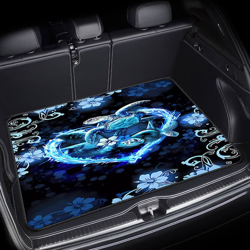 Amazon Temu American-style printed car trunk mat, dustproof, stain-resistant, wear-resistant, easy to clean, dropshipping available
