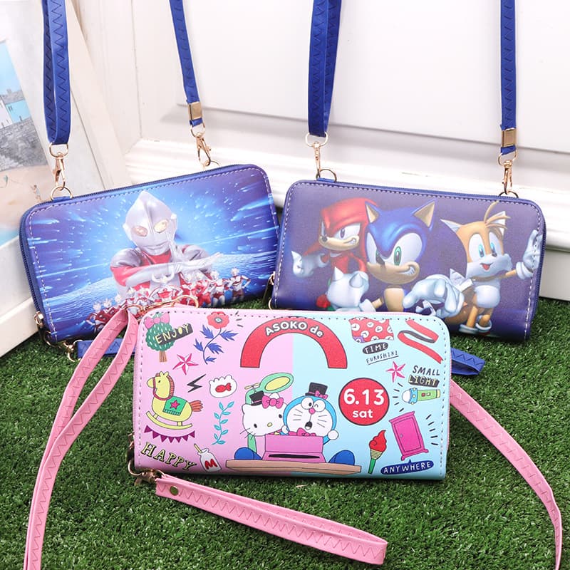 Japanese and Korean Hello Kitty Cat Doraemon Cartoon Children's Handbag Cartoon Girl Crossbody Coin Purse
