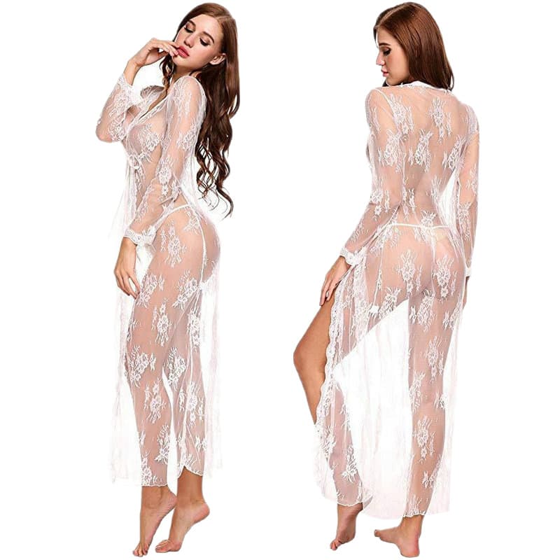Cross-border hot-selling Amazon bestseller eBay source European and American sexy lingerie lace women's pajamas