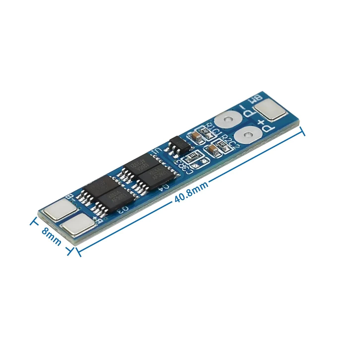 2S 7.4V 18650 Lithium Battery 8.4V Polymer Lithium Battery 8A Working Current 16A Current-Limiting Protection Board