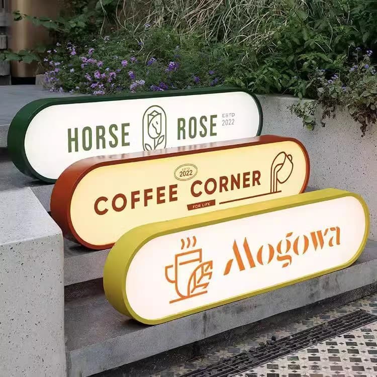 Storefront Illuminated Acrylic Light Box Sign Creative Internet-Famous Signage Clothing Store INS Korean Style Light Sign Custom