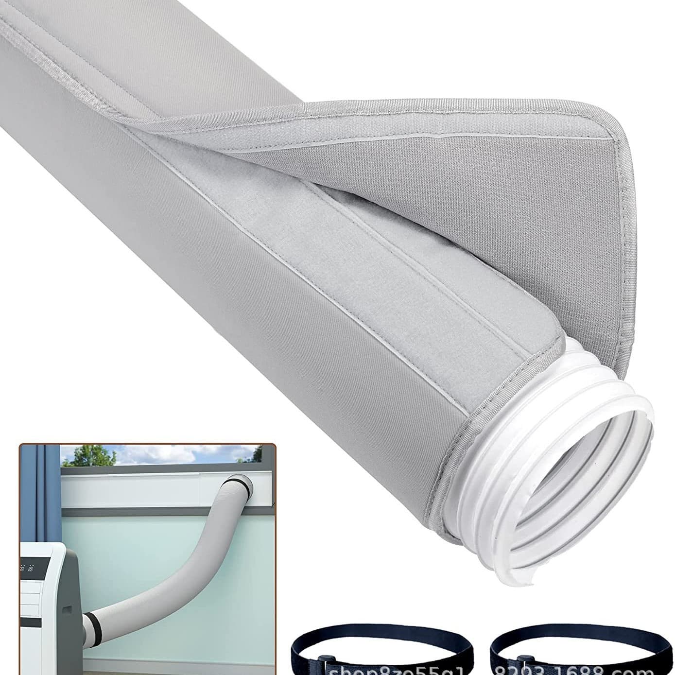 Factory Direct Air Conditioning Hose Protective Cover Dustproof Thermal Insulation Portable Mobile AC Hose Cover