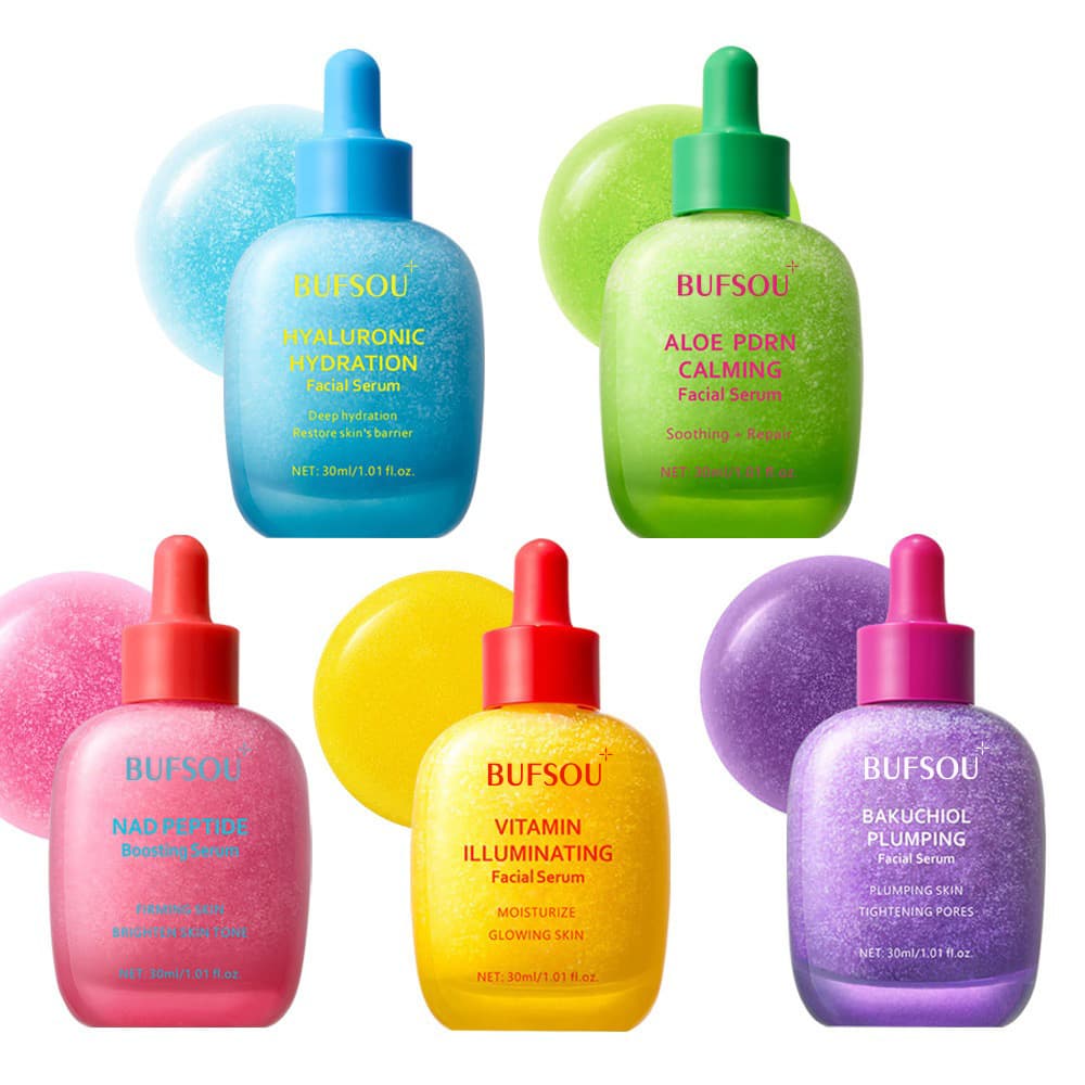 Cross-border Serum with Bakuchiol/VC/NAD Peptide Plumping Facial Serum 30g EQQUAL BERY Serum