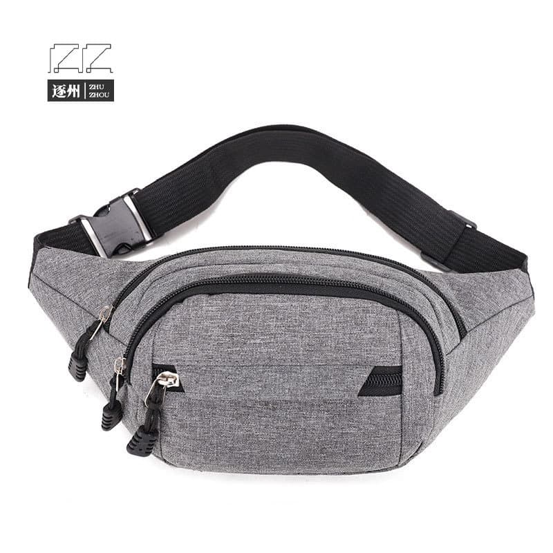 New style waist bag for men and women, multifunctional large-capacity cashier business bag, wear-resistant outdoor sports mobile phone wallet waist bag