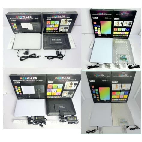PM-RGB 10-inch Photography Light 19-inch Live Streaming Fill Light Large Size Manufacturer Direct Supply Stall Light Square Panel Light
