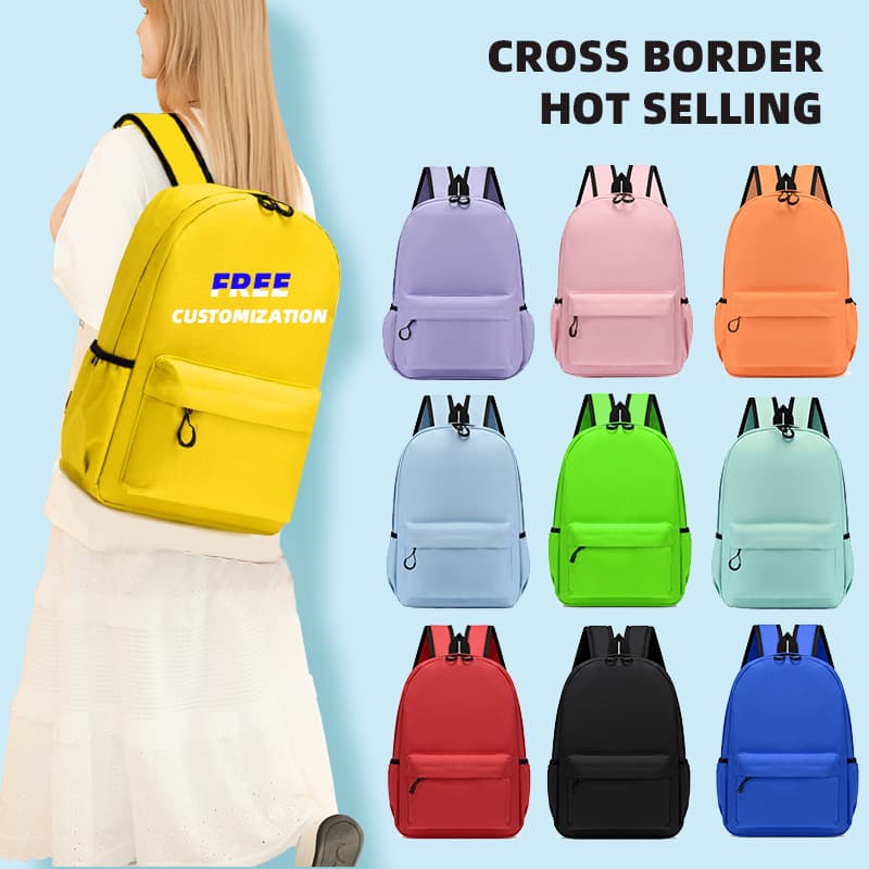 Backpack Custom Logo Printing Casual Bags Spine Protection