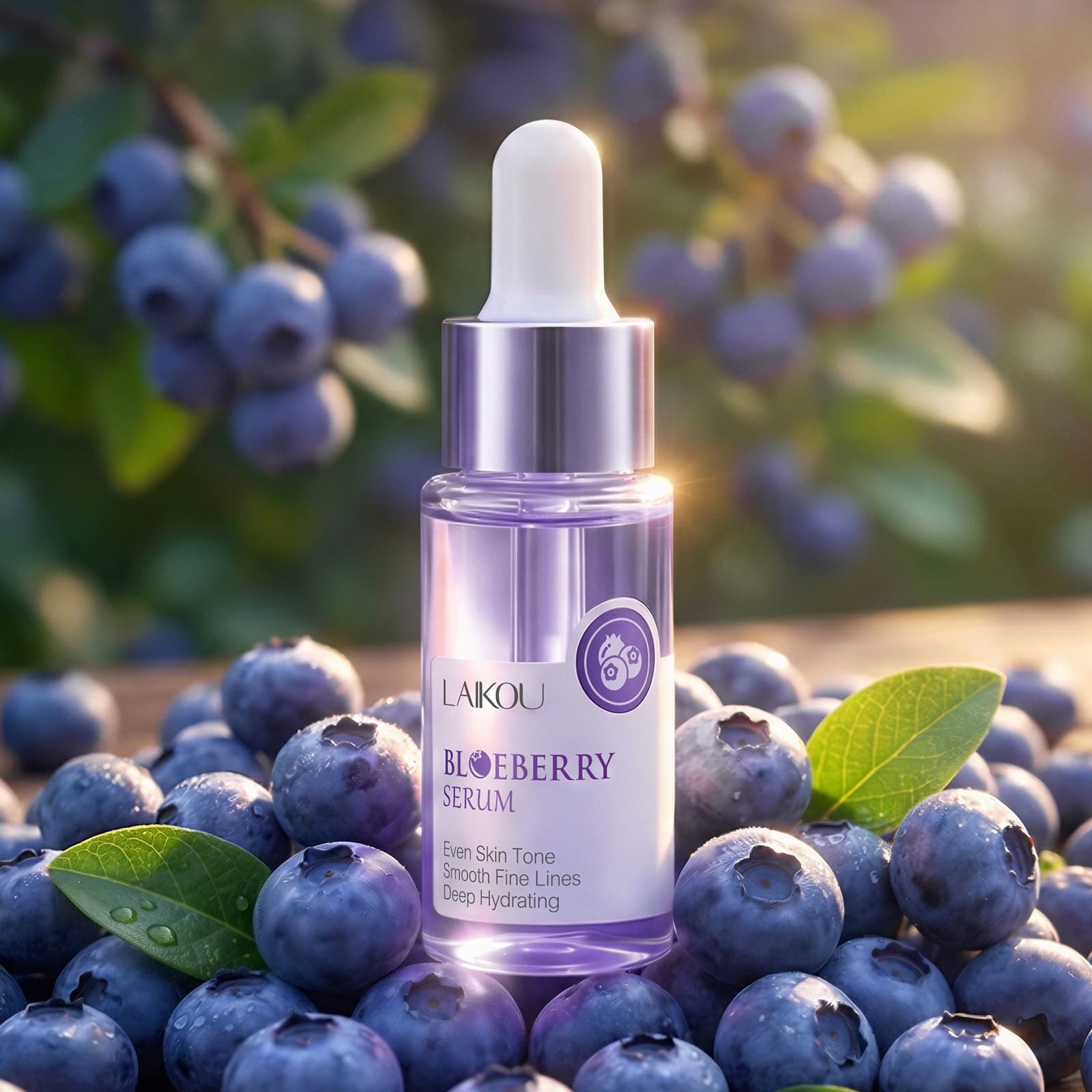 Blueberry Essence Liquid 17ml Facial Moisturizing Hydrating Skin Care Product Rejuvenating Nourishing Facial Serum for All Skin Types
