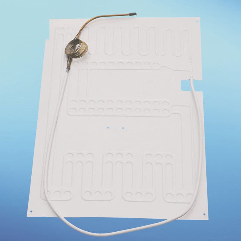 Single Tube Evaporator with Capillary Tube for Refrigerator, Evaporator Condenser 636X445 mm