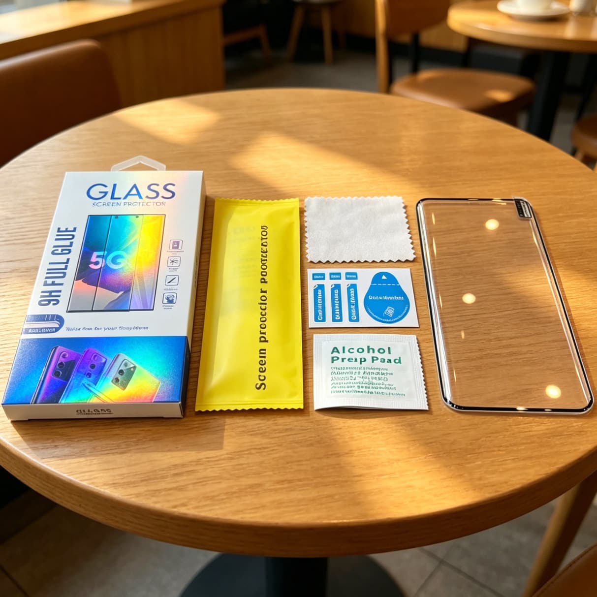 S26U Full Glue Glass Protector, Full Coverage Tempered Glass Screen Protector