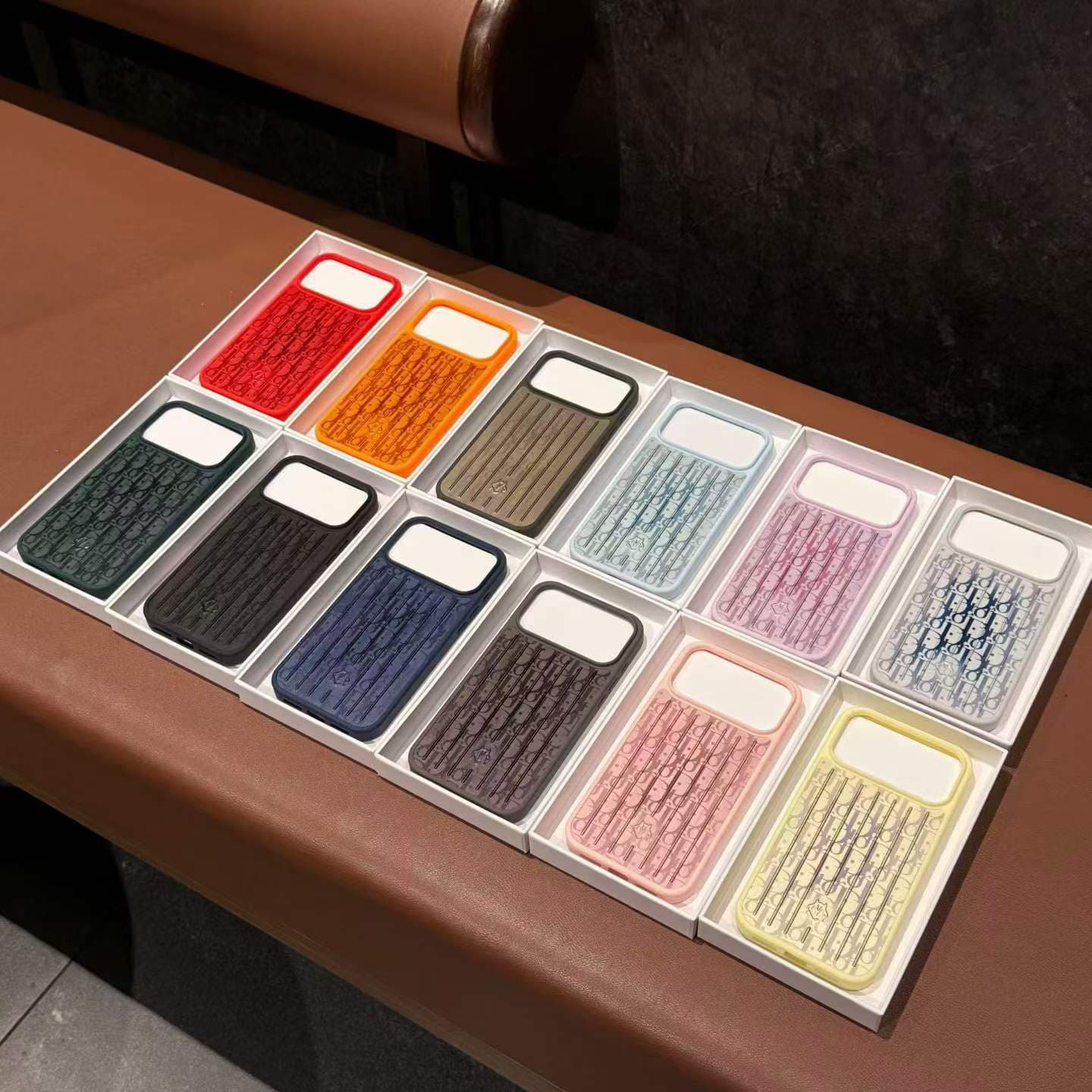 RIMOWA Rimowa x Dior For Apple 17 Pro/18 Pro Aluminum Magnesium Alloy Suitcase Phone Case