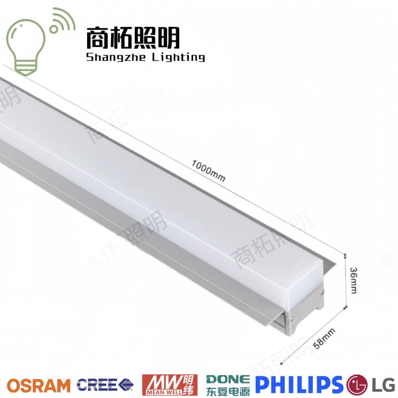 Factory Direct Outdoor Waterproof LED Linear Light RGB 512 External Control Guardrail Tube Seamless Connection Contour Light