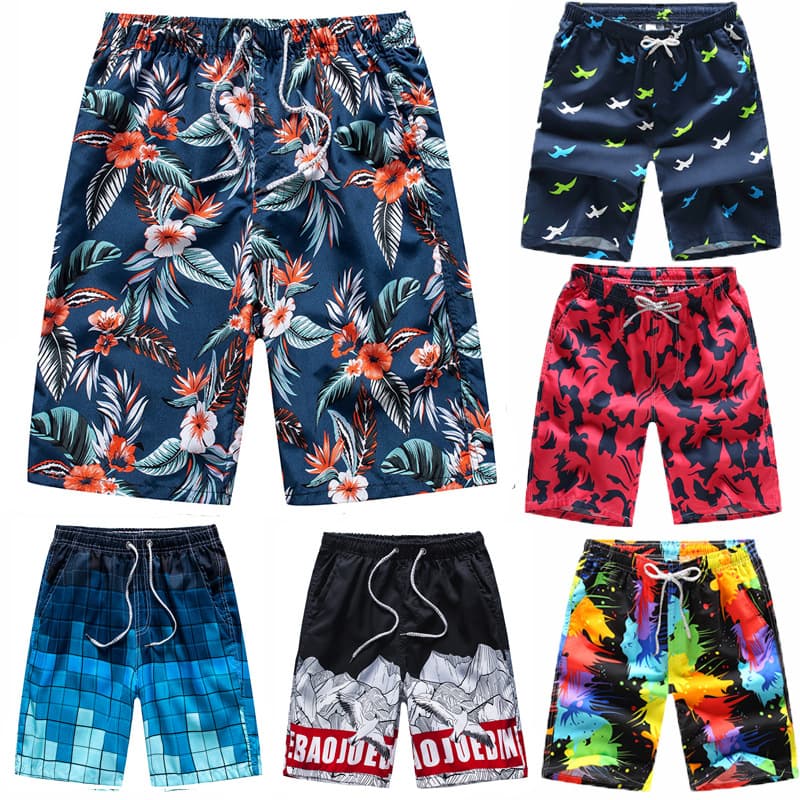 Cross-Border Outdoor Quick-Dry Beach Shorts for Men, Summer Swim 5-Inch Shorts, Loose Plus Size Couple Men's and Women's Shorts
