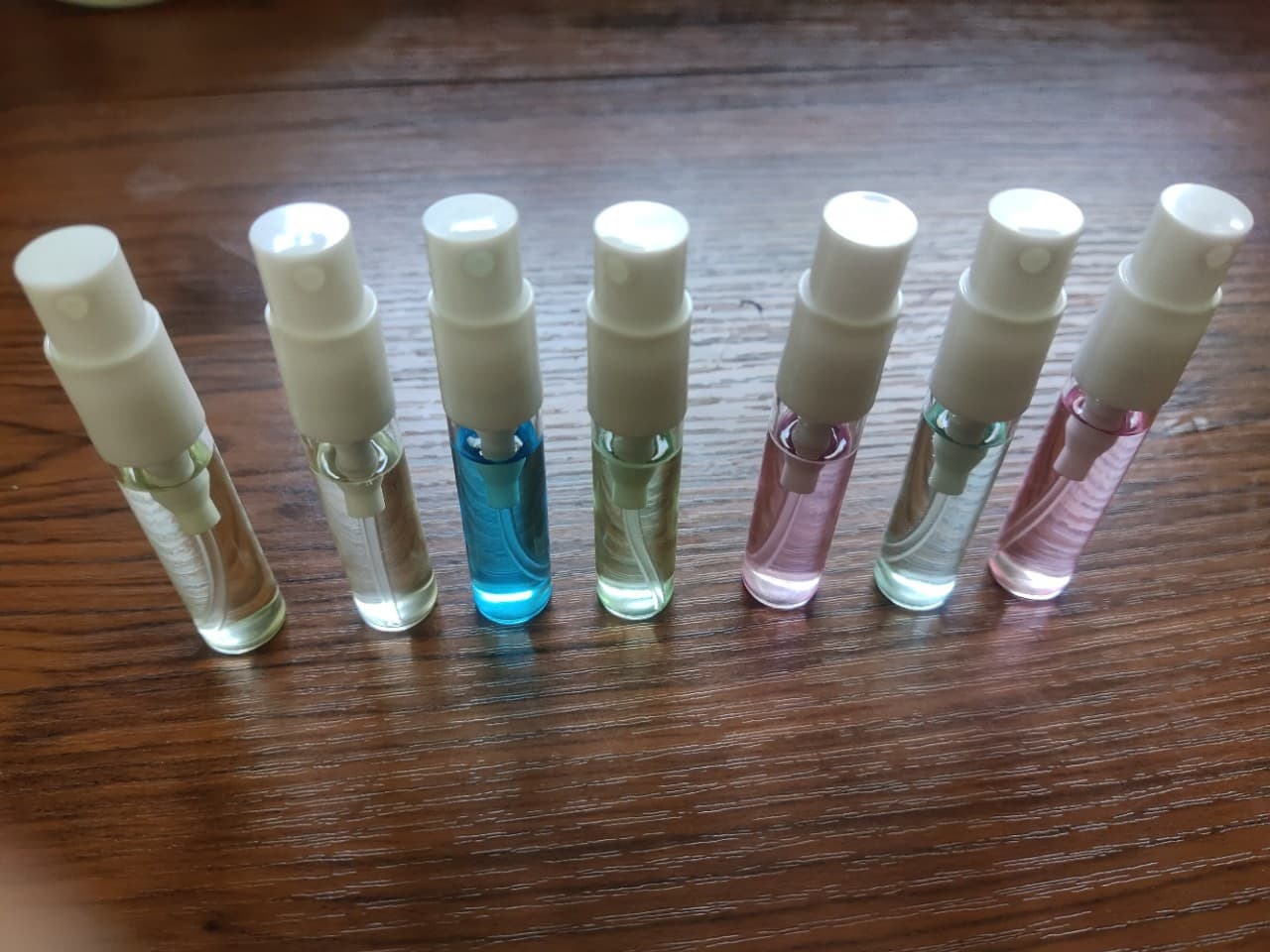 Bayonet 3ml spray pull tube bottle trial size perfume bottle glass essential oil bottle sample bottle