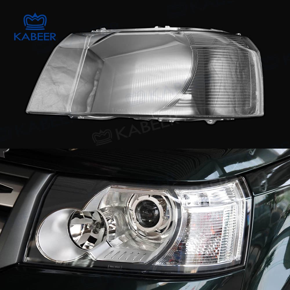 For 07-12 Land Rover Freelander 2 Headlight Lens Front Headlight Lens Premium High-Transparency Hardened