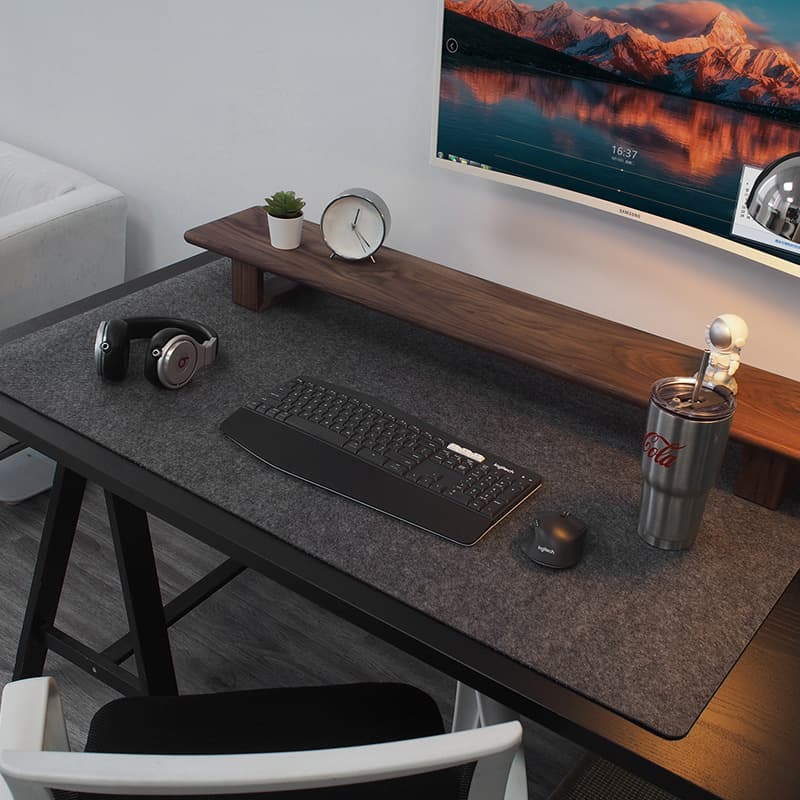 Cross-border In-Stock Mouse Pad, Extra-Large Drip-Proof Non-Slip Felt Desk Mat for E-Sports Gaming, Student Computer Keyboard