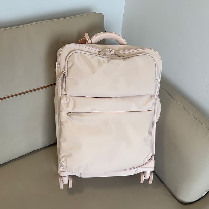 Ultra-light 20-inch Carry-on Luggage 24-inch Trolley Case Nylon Waterproof Large Capacity Lock Suitcase Rainproof Fabric Case