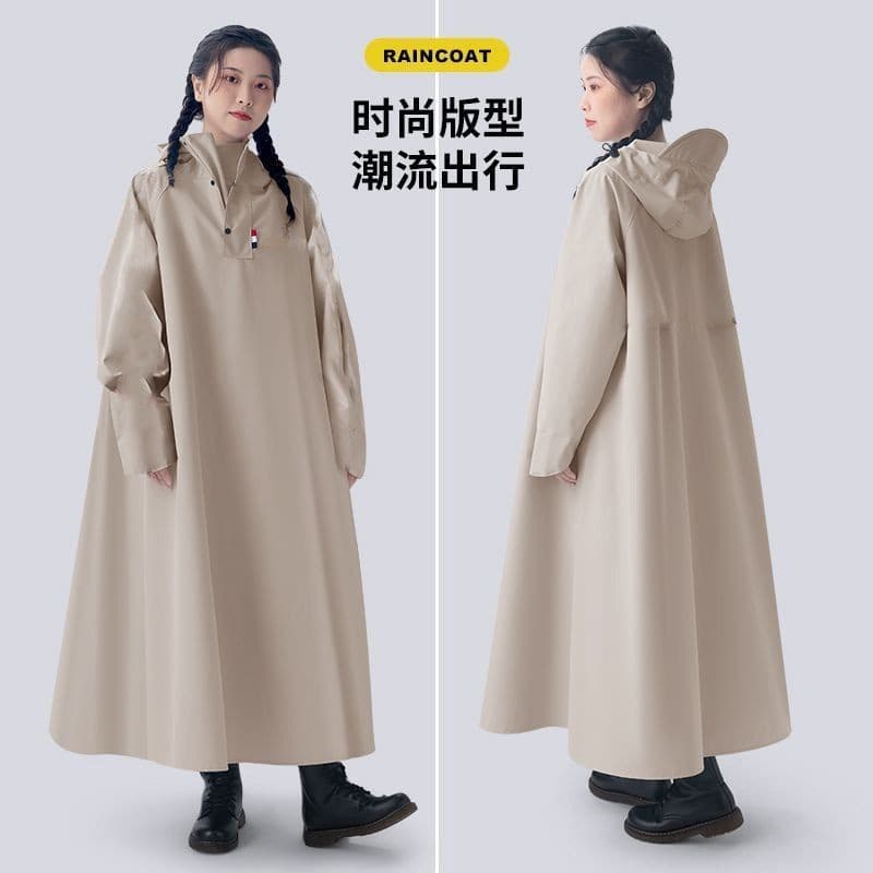 Electric Scooter Raincoat Long Style, Separate Rider and Scooter Design, Full Body Heavy Rain Protection, Unisex Adult Cycling Rain Poncho