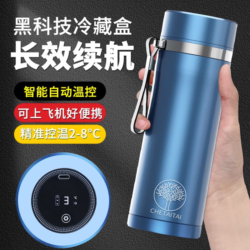 Portable Mini Insulin Growth Factor Refrigerator Car Mounted Thermal Insulation Cooling Medicine Box Ice Bucket Compact Size