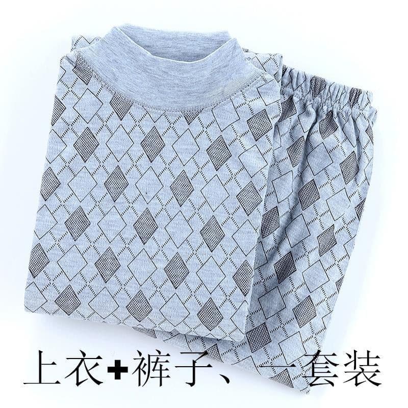 Manufacturer Wholesale Thermal Underwear for Men, Young and Middle-Aged Autumn and Winter Large Size Men's Pure Cotton Warm Fleece