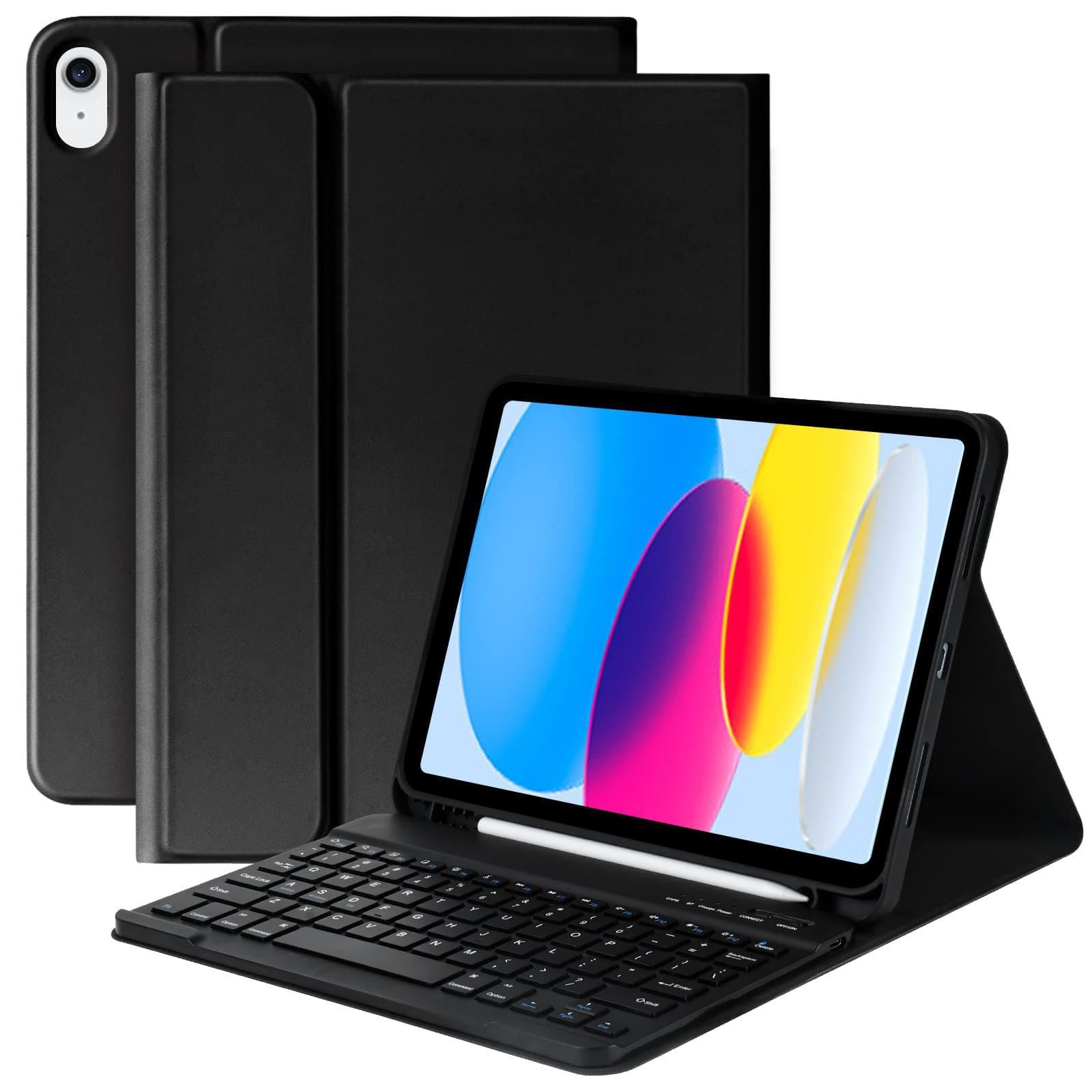 Bluetooth Keyboard Compatible with iPad 10, Magic Keyboard Bluetooth Air45 Ultra-Slim Wireless iPad 10.2 Case