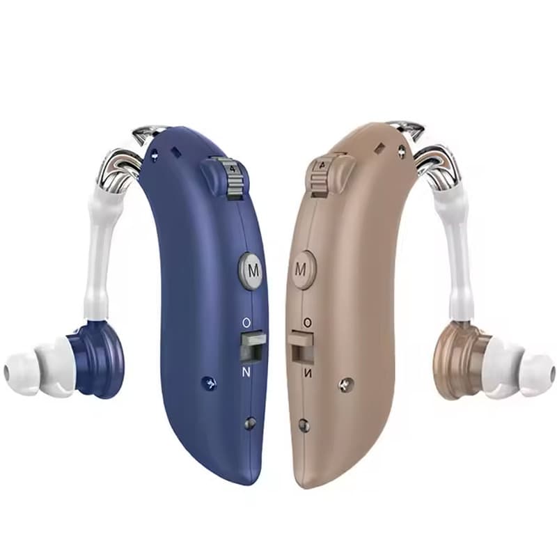 Cross-border Bluetooth BTE Hearing Aid for Elderly with Hearing Loss, Communication Assistance, Rechargeable Hearing Aid