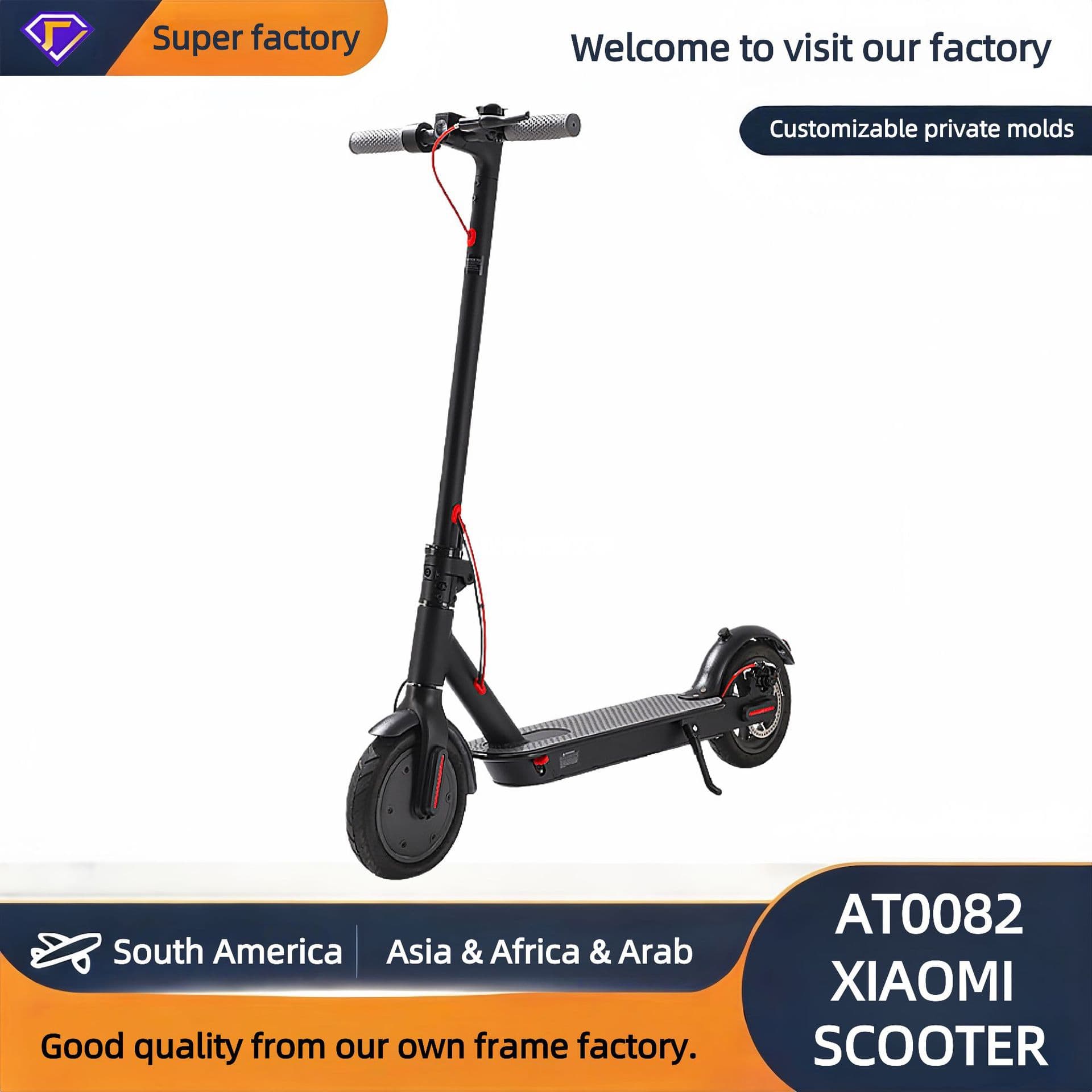 Portable Electric Scooter - Light Frame for Urban Short Distance