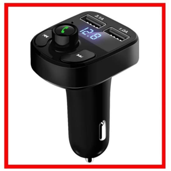 X8 Car Bluetooth Receiver Charger Lossless Sound Quality FM Transmitter Plug-in Car MP3 Bluetooth Player