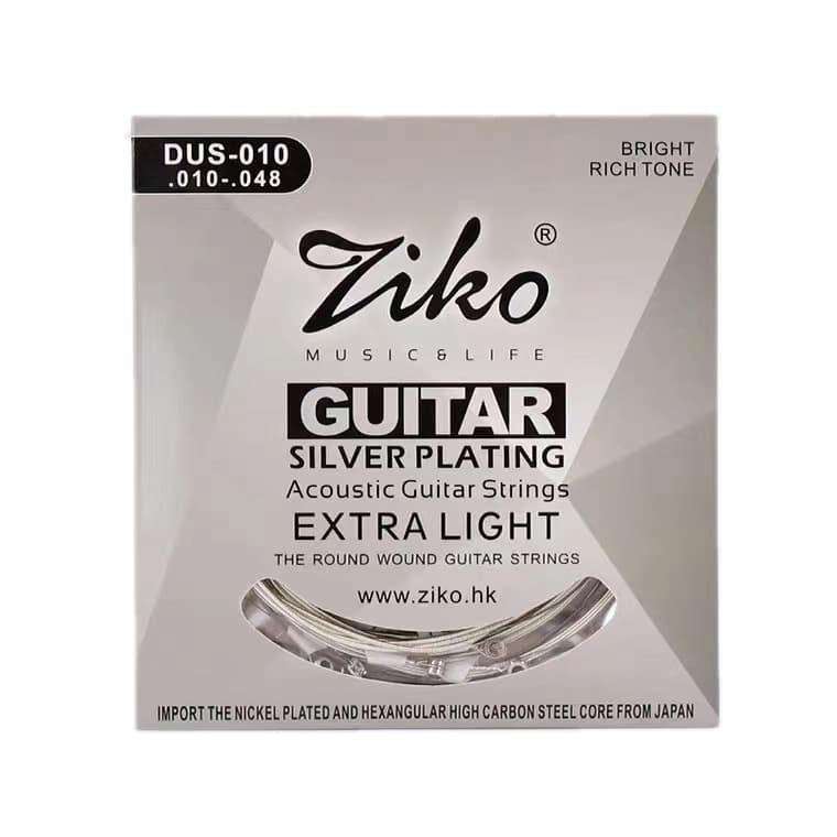 Acoustic Guitar Strings ziko Hong Kong Liou Strings DUS Silver-Plated Material 010.0110.12 Acoustic Guitar Strings
