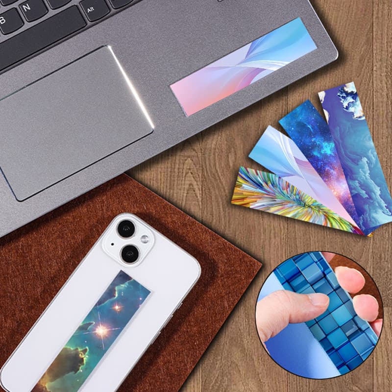 Mobile phone and computer decompression stickers gravel texture sensory stickers self-printing and cutting film self-adhesive stickers wholesale