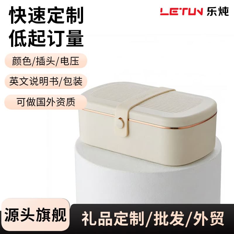 Heated Lunch Box, Electric Lunch Box, No Water Needed, Plug-in Lunch Box for Office Workers, Insulated Lunch Bag, Thermal Lunch Box